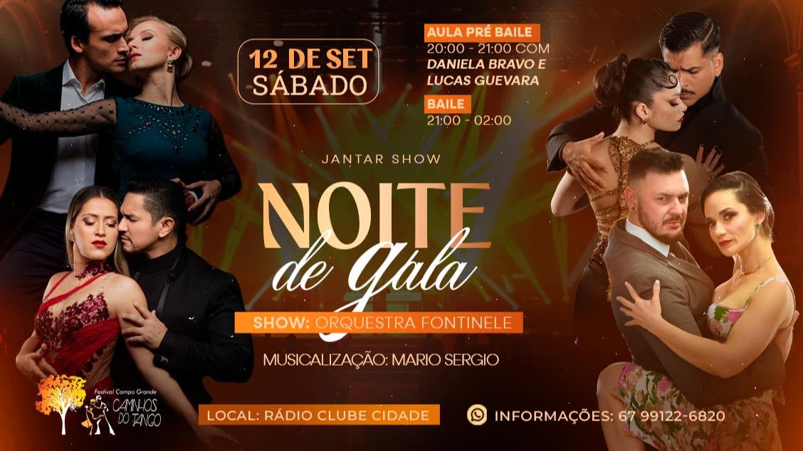 NOITE DE GALA | V FESTIVAL CAMINHOS DO TANGO