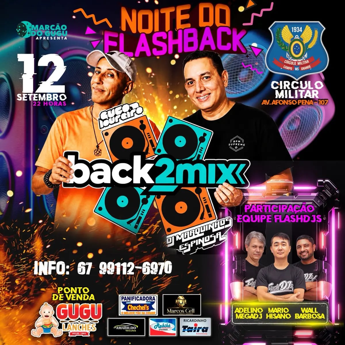 Noite do Flashback no Círculo Militar