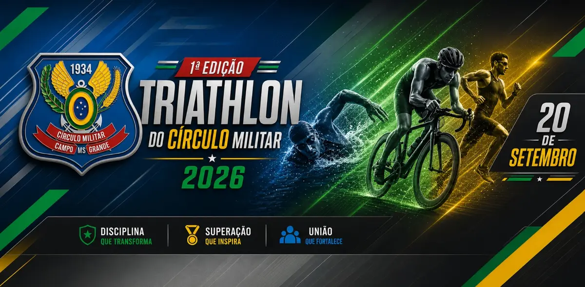 1ª ETAPA DO CIRCUITO DE TRIATHLON CAMPO GRANDE/MS 2026