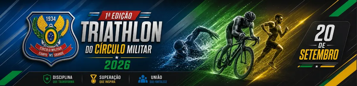 1ª ETAPA DO CIRCUITO DE TRIATHLON CAMPO GRANDE/MS 2026