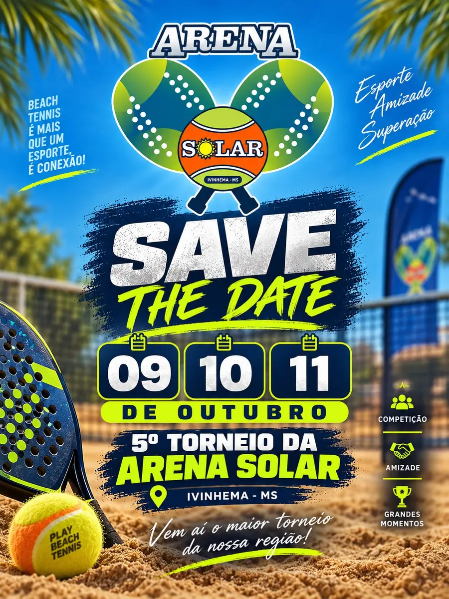 5º Torneio de Beach Tennis em Ivinhema